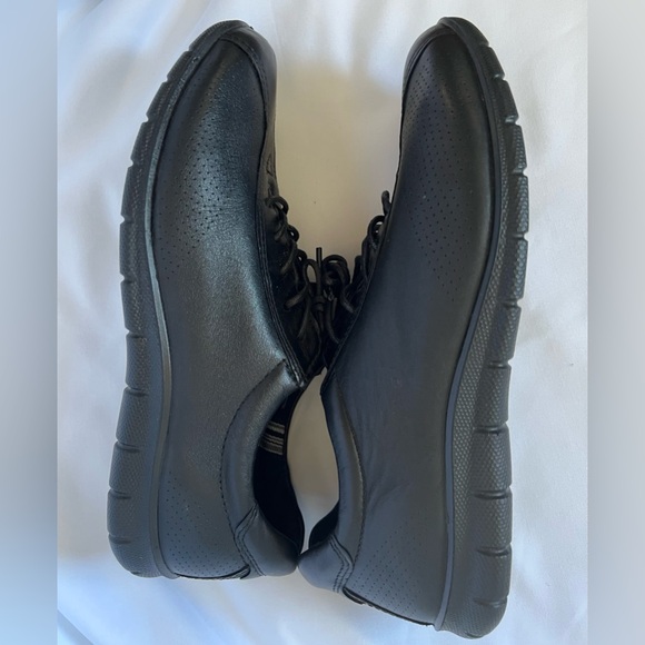 Ecco Women’s Shoes Lace up Flats Size 6 Color black - Picture 8 of 10